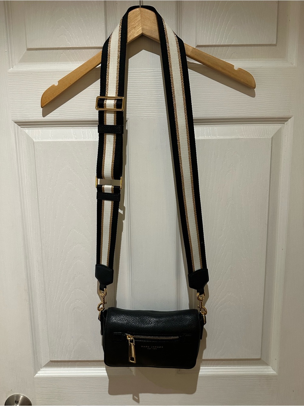 Marc Jacobs Black Leather Crossbody